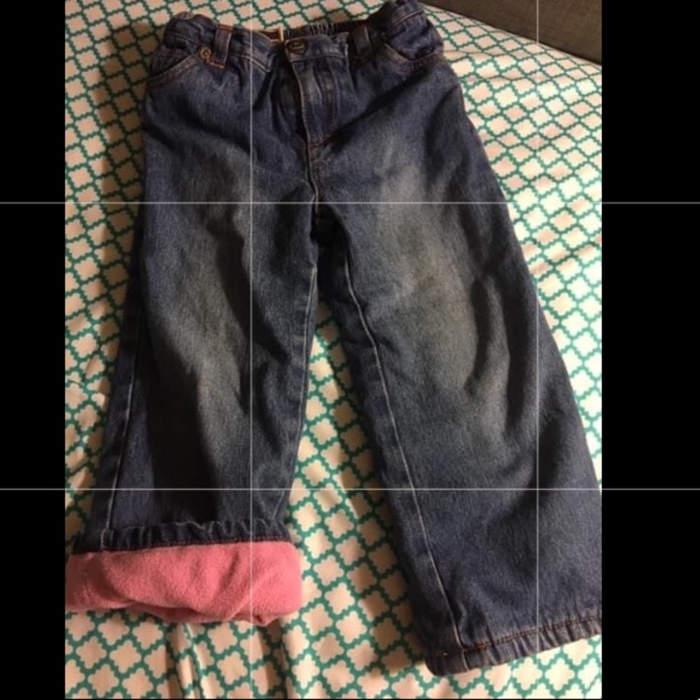 Children’s place fleece lined jeans